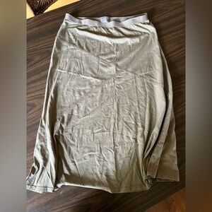 J Jill Tan Midi Skirt